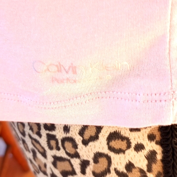 FREE W BUNDLE Calvin Klein Performance Ladies Sleeveless Crop Top Size:S Pink - Picture 3 of 9